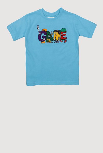 Little Boys GAME Graphic Tee, Blue