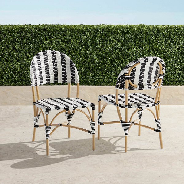 French Cafe Aluminum Side Chair Frontgate