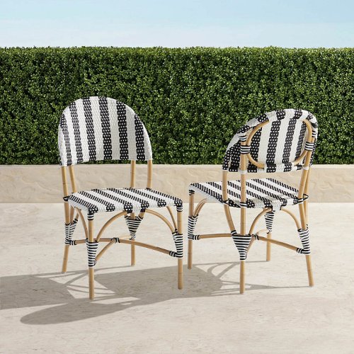 French Cafe Aluminum Side Chair Frontgate