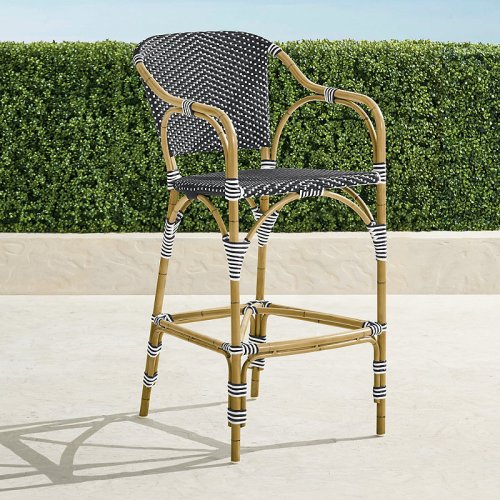 French Cafe Aluminum Stool Frontgate