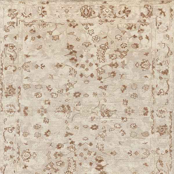 Cosette Hand-Knotted Area Rug Beige, x Frontgate