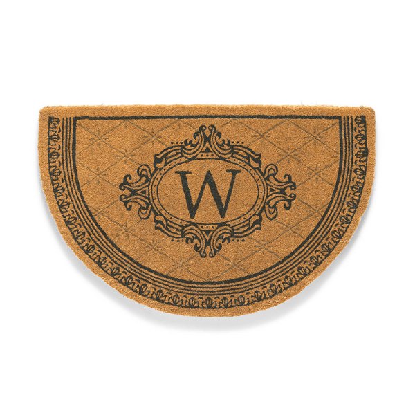 Estate Monogrammed Half-Round Door Mat 36 x 72, Frontgate