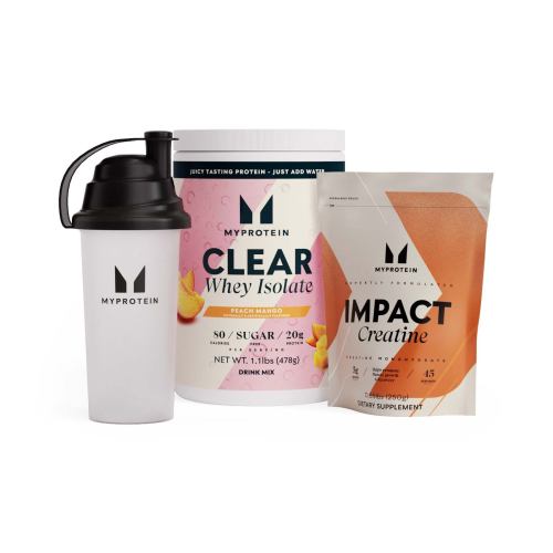 Myprotein Clear Whey Build Muscle Stack (USA) 1kg Unflavored