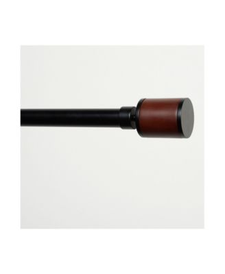 Exclusive Home Rimini 1 Window Curtain Rod Finial Set Adjustable