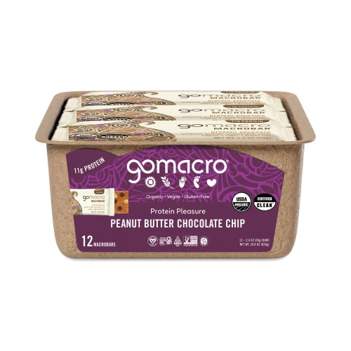 GoMacro Chocolate 12 bars oz each)