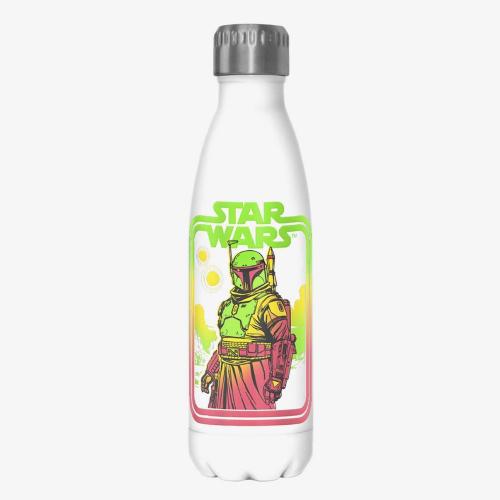 Star Wars The Book of Boba Fett White Stainless Steel Water Bottle