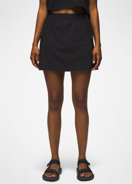 Womens prAna Railay Snap Up Skort Black