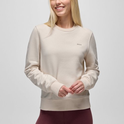 Womens prAna DreamFleece Crew Sweatshirt Spruce