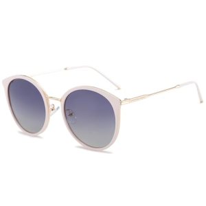 Polarized Cat Eye Retro Round Sunglasses for Women