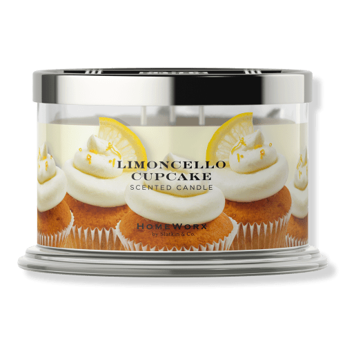 HomeWorx Limoncello Cupcake 4 Wick Scented Candle