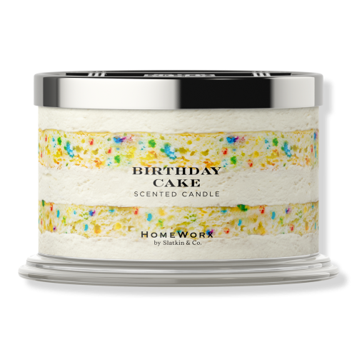 HomeWorx Birthday Cake 4-Wick Scented Candle