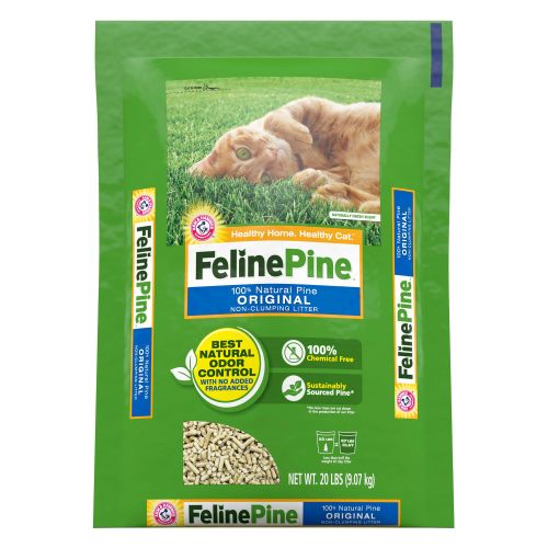 Feline Pine Non-Clumping Cat Litter – Scented, Low Dust, Natural, Size: 20 lb | PetSmart