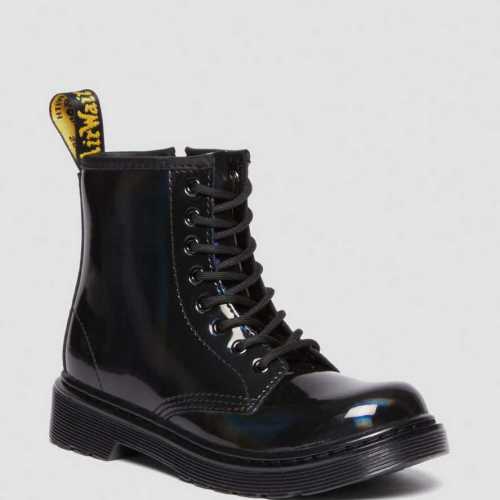 Junior 1460 Rainbow Patent Leather Lace Up Boots