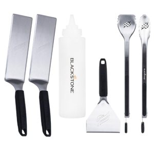 Griddle Tool Kit, Outdoor Indoor Grill BBQ Utensils