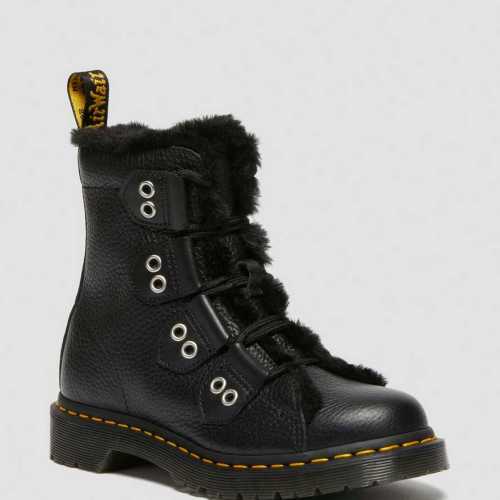 1460 Faux Fur Lined Leather Boots