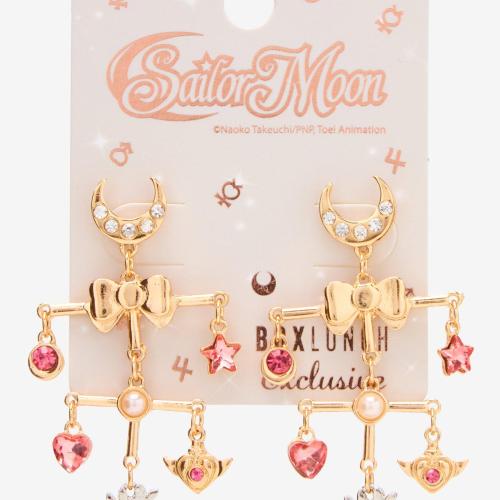 Sailor Moon Dangling Charm Earrings – BoxLunch Exclusive
