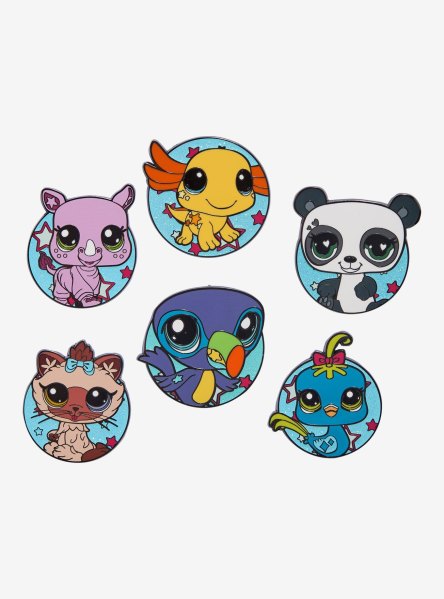Buckle-Down The Littlest Pet Shop Portrait Blind Box Enamel Pin Hot Topic Exclusive