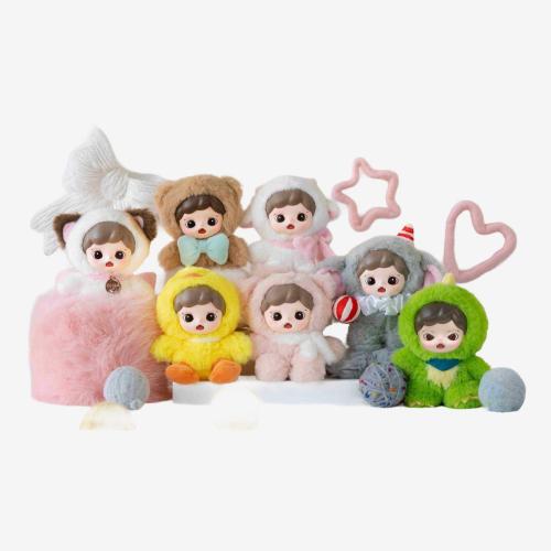 Zoraa Fluffy Cabin Series Blind Box Plush Keychain