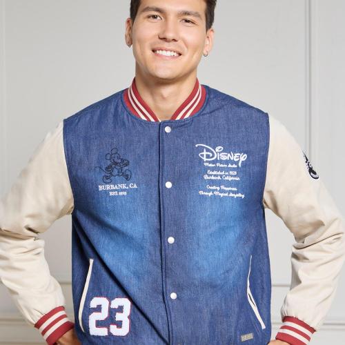 Laika Studios Denim Varsity Jacket BoxLunch Exclusive