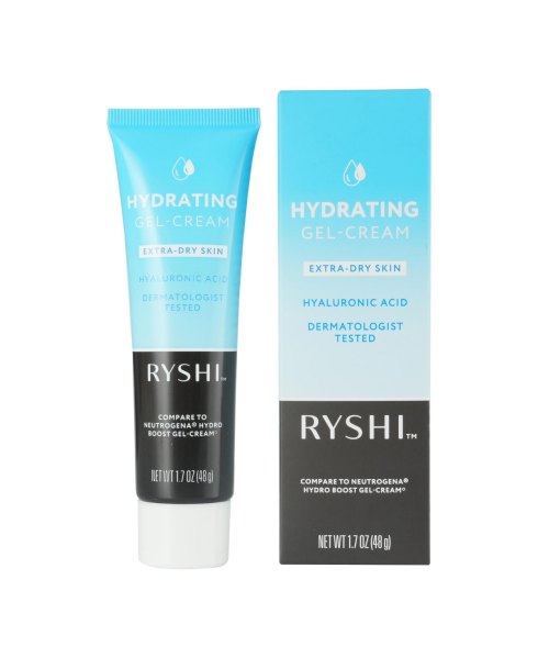 Pursonic Hydrating Gel Cream for Extra Dry Skin – With Hyaluronic Acid | 1.7 oz (48 g) Deep Moisture, Lightweight Feel – Gentle on Sensi