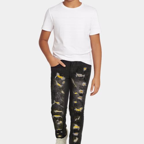 Boys Distressed Jeans, Size 20