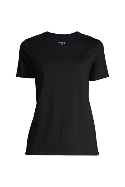 Supima Cotton Crewneck T-Shirt Lands End