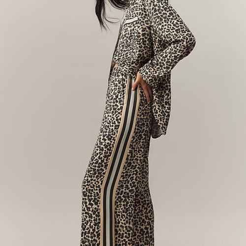 The Brooklin Printed Pull-On Pants by Maeve
