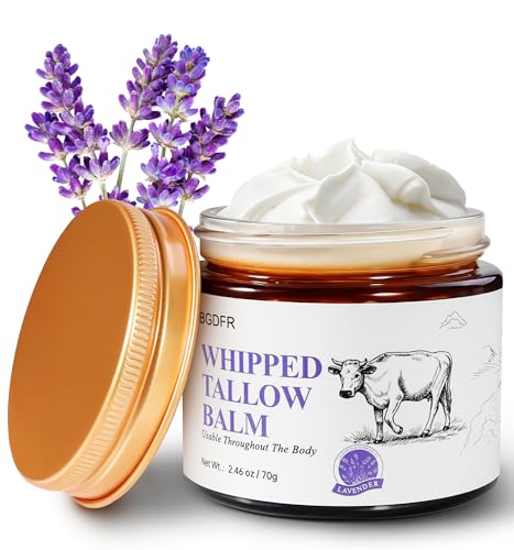 Grass-Fed Beef Tallow Balm for Skin, Face, Natural Daily Moisturizing