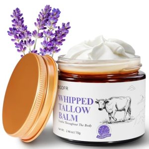 Grass-Fed Beef Tallow Balm for Skin, Face, Natural Daily Moisturizing