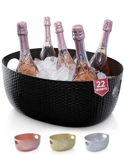 Large Metal Beverage Tub for Parties