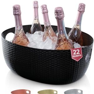 Large Metal Beverage Tub for Parties