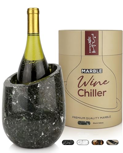 Marble Wine Chiller Bucket – 750ml Wine Bottle Cooler and Champagne Chiller for Party