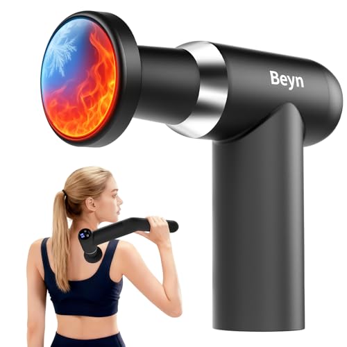 Hot & Cold Therapy Massage Gun with Detachable Long Handle