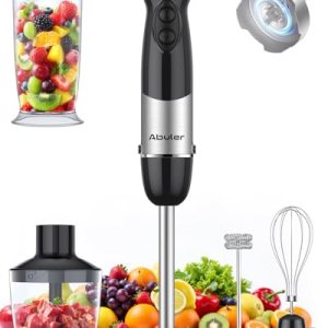 Immersion Blender Handheld 1000W 5 in 1 Corded Stick