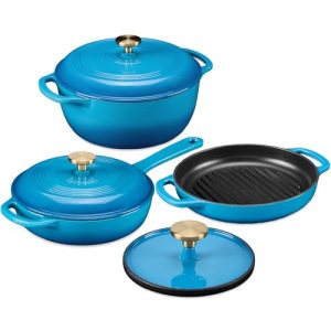 Non-Stick Pot & Pan Cookware Set, Cast Iron
