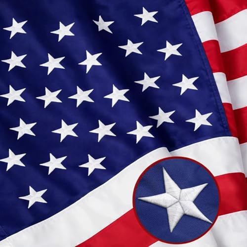 American Flag 3×5 FT Outdoor – Heavy Duty Nylon & Brass Grommets