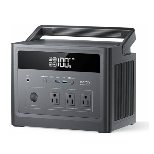 Solar Generator for Home Emergency, Camping, RV Off-Grid Power