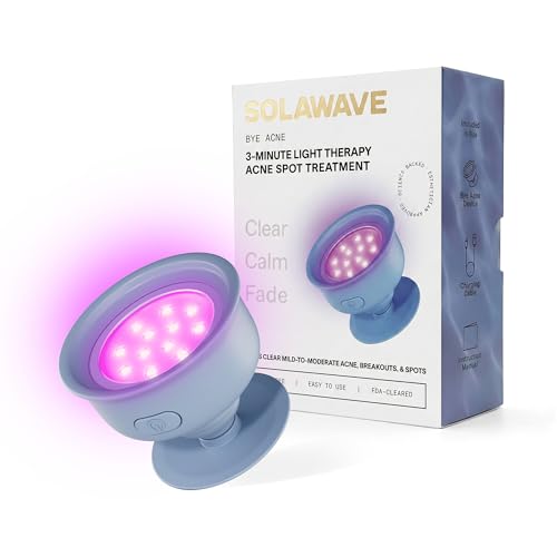 Solawave Bye Acne | Blue & Red Light Therapy Device for Face & Body