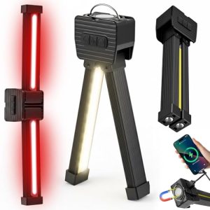 Portable Gym Lighting for Posing, 180°Rotate Foldable Camping Lamps