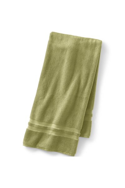 Cotton Bath Sheet Lands End Green