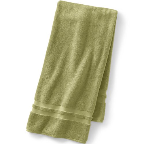 Cotton Bath Sheet Lands End Green
