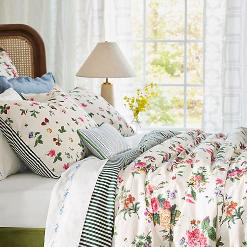 The Printed Cotton-Slub Duvet