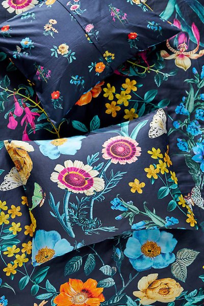 The Organic Cotton Printed Sateen Pillow Shams by Maeve, Set of 2