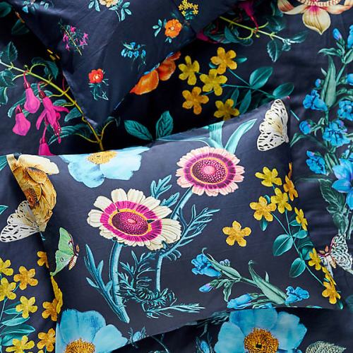 The Organic Cotton Printed Sateen Pillow Shams by Maeve, Set of 2