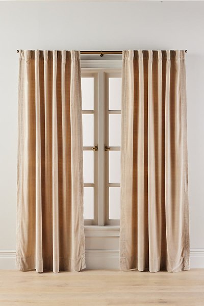 Trova Washed Velvet Curtain