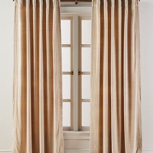 Trova Washed Velvet Curtain