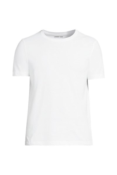 Unisex Short Sleeve Basic Jersey T-shirt Lands End
