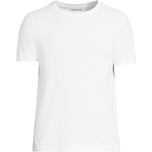 Unisex Short Sleeve Basic Jersey T-shirt Lands End