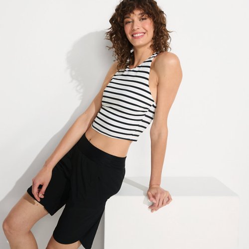 Womens Long 9 Board Shorts with Panty Lands End