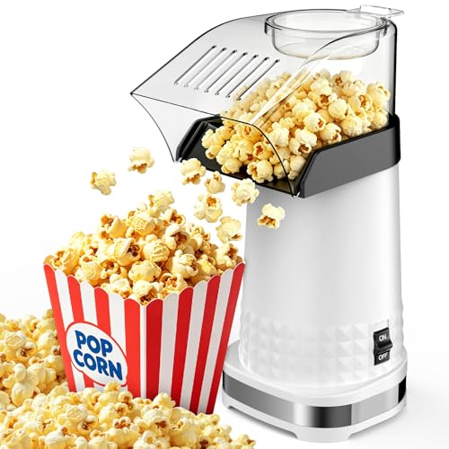 Air Popcorn Popper Maker with Measuring Cup to Melts Butter